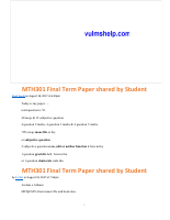 MTH301-FinalTerm-2017-sharedPapers .pdf